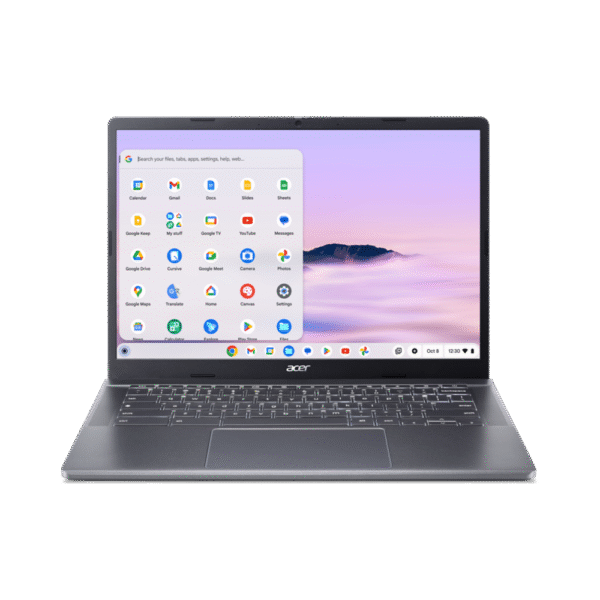 Acer Chromebook Plus 514, CB514-3H, Grey, 14", AMD Ryzen 5, 8GB RAM, 256GB SSD, Radeon Graphics