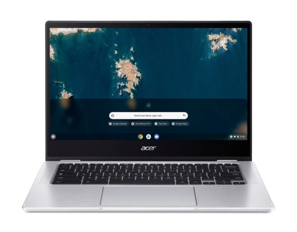 Acer Chromebook Spin 314 CP314-1H Convertible Laptop - Intel Celeron N4500, 4GB, 128GB eMMC, Integrated Graphics, 14" HD Touchscreen, Chrome OS, Silver
