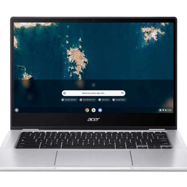 Acer Chromebook Spin 314 CP314-1H Convertible Laptop - Intel Celeron N4500, 4GB, 128GB eMMC, Integrated Graphics, 14" HD Touchscreen, Chrome OS, Silver