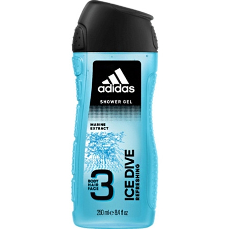 Adidas 3in1 Ice Dive Shower Gel - 250ml