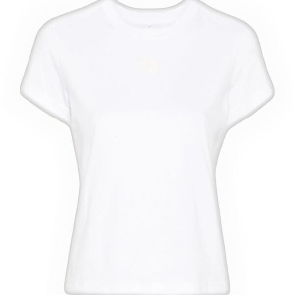 Alexander Wang Logo Print Cotton T-Shirt White