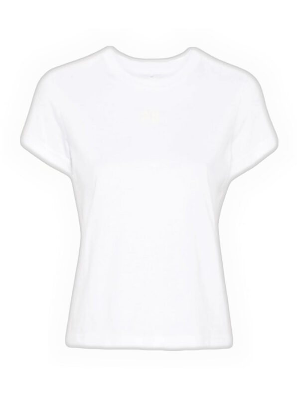 Alexander Wang Logo Print Cotton T-Shirt White