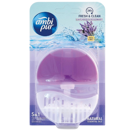 Ambi Pur Fresh & Clean Lavender & Rosemary WC Block - 55 ml