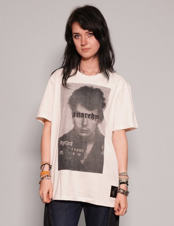 'Anarchy' T-Shirt in Ecru