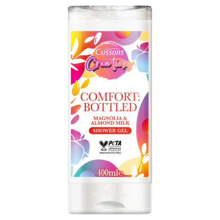 Cussons Creations Comfort Magnolia & Almond Milk Shower Gel - 400ml