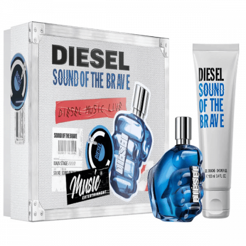 Diesel Sound of the Brave 2021 - Gift Set With 50ml EDT Spray and 100ml Shower Gel
