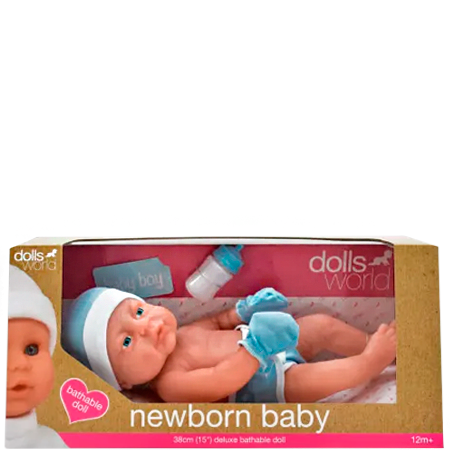 Dolls World Newborn Baby Boy Doll