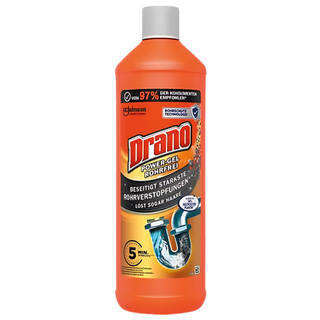 Drano Power Gel Drain Cleaner - 1000 ml