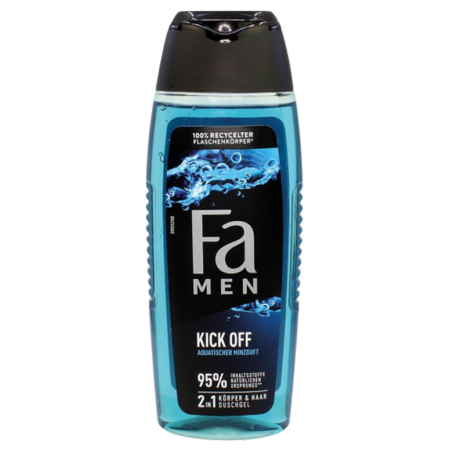 Fa Men 2-in-1 Kick Off Body & Hair Shower Gel - 250ml