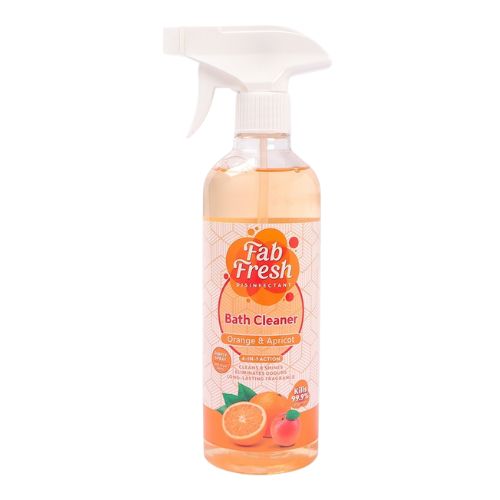 Fab Fresh Bath Cleaner Disinfectant Orange & Apricot 500ml