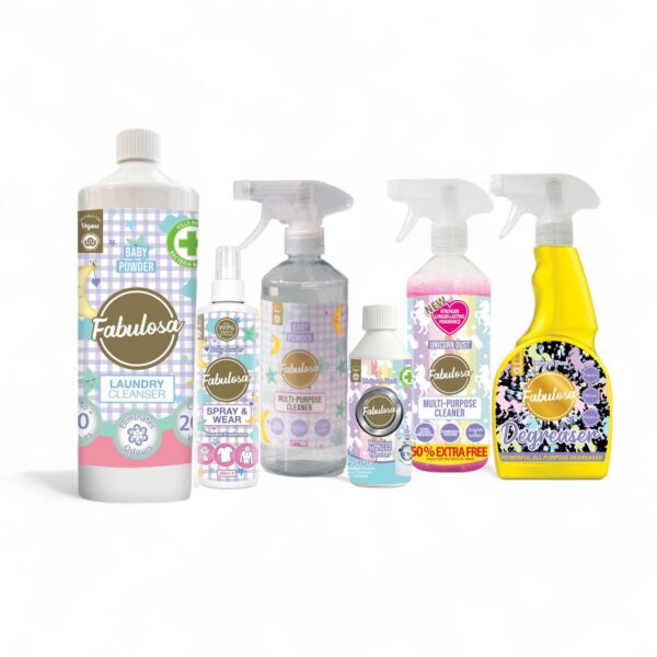 Fabulosa Discovery Cleaning & Laundry Bundle 6 Piece Set