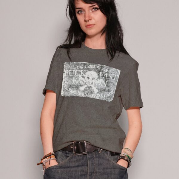 F*ck Fast Fashion T-Shirt in Grey