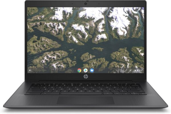HP Chromebook 14 G6 Intel® Celeron® N4120 35.6 cm (14") Touchscreen Full HD 8 GB LPDDR4-SDRAM 64 GB eMMC Wi-Fi 5 (802.11ac) ChromeOS Black