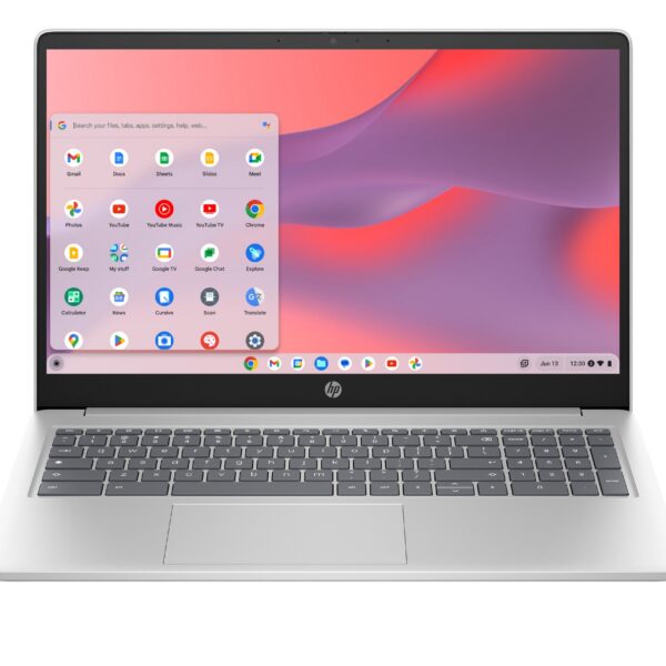 HP Chromebook 15a-nb0003na Intel® Core™ i3 i3-N305 39.6 cm (15.6") Full HD 8 GB LPDDR5-SDRAM 128 GB Flash Wi-Fi 6 (802.11ax) ChromeOS Silver