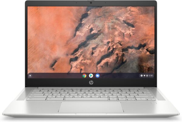 HP Chromebook Pro c645 AMD Athlon Silver 3050C 35.6 cm (14") HD 4 GB DDR4-SDRAM 32 GB eMMC Wi-Fi 6 (802.11ax) ChromeOS Aluminium, Silver