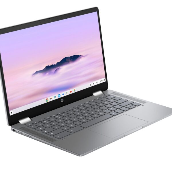 HP Chromebook x360 14b-cd0000na Intel® Core™ i3 i3-N305 35.6 cm (14") Touchscreen Full HD 8 GB LPDDR5-SDRAM 256 GB eUFS Wi-Fi 6 (802.11ax) ChromeOS Silver
