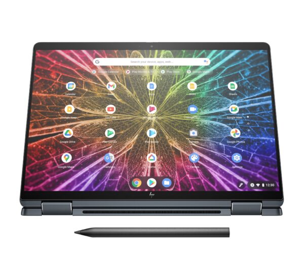 HP Elite Dragonfly Intel® Core™ i7 i7-1265U Chromebook 34.3 cm (13.5") Touchscreen 2K 32 GB LPDDR4x-SDRAM 512 GB SSD Wi-Fi 6 (802.11ax) ChromeOS Blue