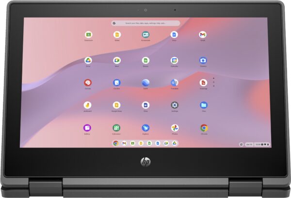 HP Fortis G3 J Intel® Celeron® N5100 Chromebook 29.5 cm (11.6") Touchscreen HD 4 GB LPDDR4x-SDRAM 32 GB eMMC Wi-Fi 6 (802.11ax) ChromeOS Black