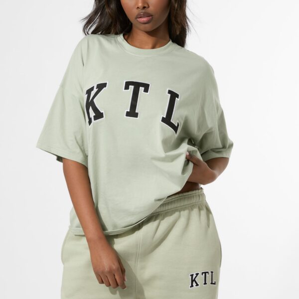 Kaiia KTL Logo Oversized T-Shirt Sage