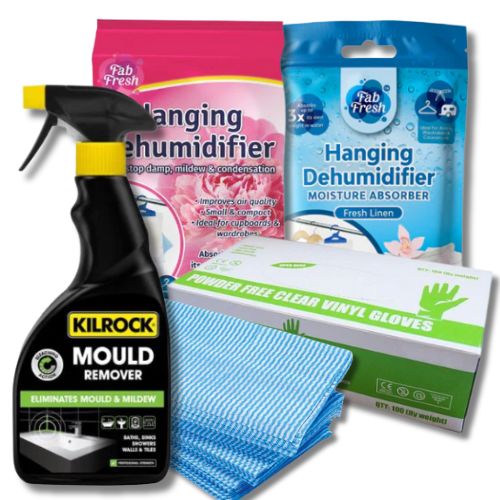 Kilrock Dehumidifier & Mould Remover Essential Cleaning Bundle 5 Piece