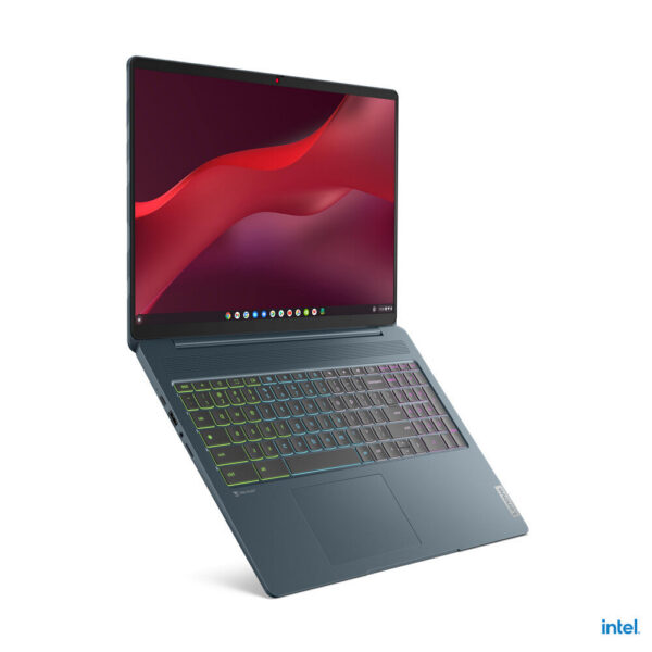Lenovo IdeaPad 5 16IAU7 (Gaming) Intel® Core™ i5 i5-1235U Chromebook 40.6 cm (16") 2.5K 8 GB LPDDR4x-SDRAM 512 GB SSD Wi-Fi 6E (802.11ax) ChromeOS UK English Blue