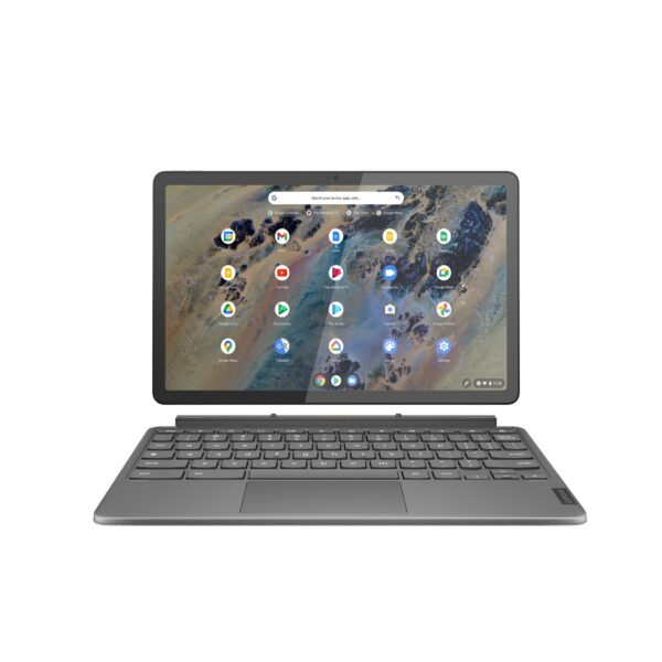 Lenovo IdeaPad Duet 3 Chrome 11Q727 Qualcomm Snapdragon 7c Gen 2 Chromebook 27.8 cm (10.9") Touchscreen 2K 8 GB LPDDR4x-SDRAM 128 GB eMMC Wi-Fi 5 (802.11ac) ChromeOS UK English Grey