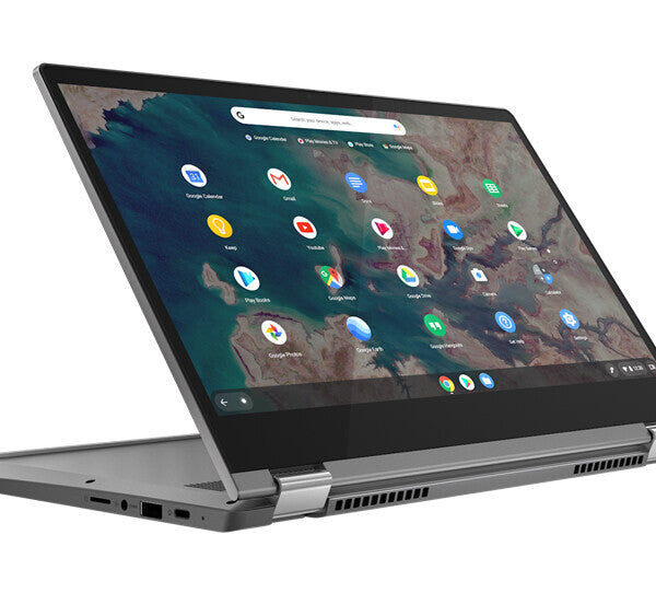 Lenovo IdeaPad Flex 5 CB 13IML05 Intel® Core™ i3 i3-10110U Chromebook 33.8 cm (13.3") Touchscreen Full HD 4 GB DDR4-SDRAM 128 GB SSD Wi-Fi 6 (802.11ax) ChromeOS Graphite, Grey