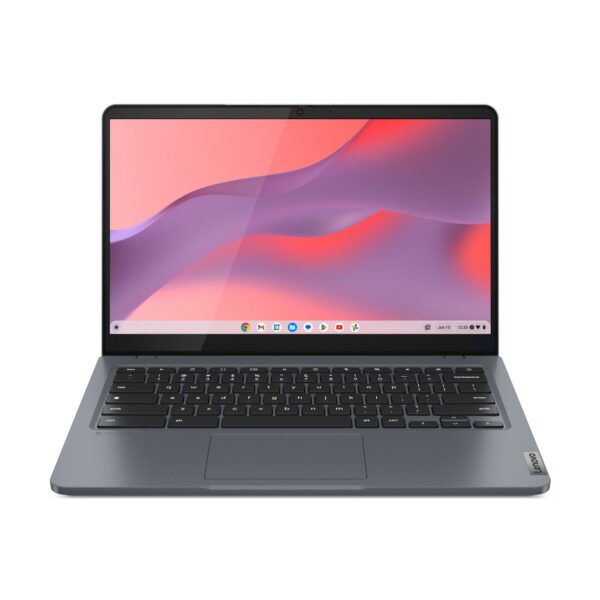 Lenovo IdeaPad Slim 3 Chrome 14IAN8 Intel Core i3 N-series i3-N305 Chromebook 35.6 cm (14") Full HD 8 GB LPDDR5-SDRAM 256 GB eMMC Wi-Fi 6E (802.11ax) ChromeOS English Grey