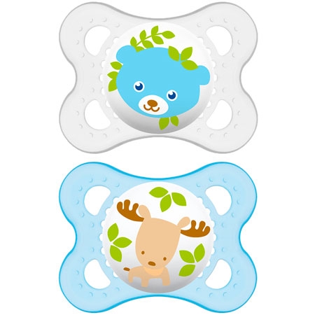 MAM Nature 0+ month pacifier Blue - 2 pcs