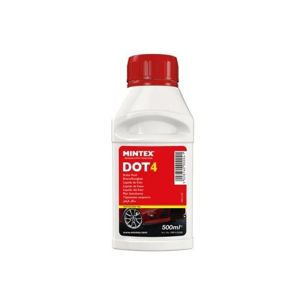 MINTEX DOT 4 BRAKE FLUID 500ML MBF4-0500B