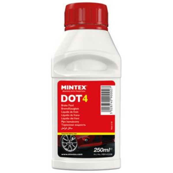 Mintex DOT 4 DOT4 Brake Fluid 250ml - MBF4-0250B