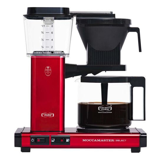 Moccamaster KBG Select Coffee Machine - Metallic Red