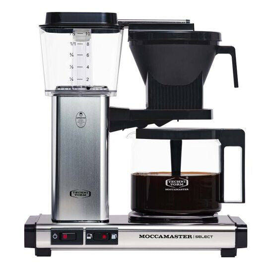 Moccamaster KBG Select Coffee Machine - Polished Silver