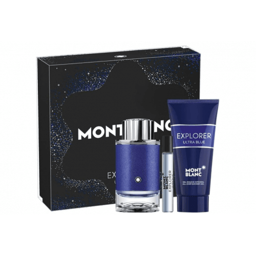 Montblanc Explorer Ultra Blue Gift Set 100ml EDP-S, 100ml Shower Gel & 7.5ml EDP-S