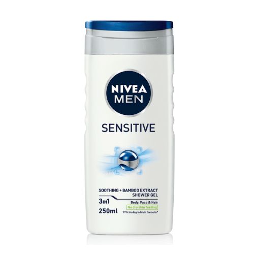 Nivea Men 3 in 1 Sensitive Shower Gel 250ml