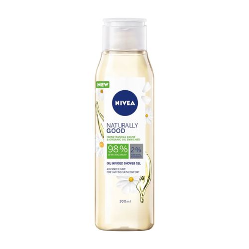 Nivea Naturally Good Shower Gel Honeysuckle Oil 300ml