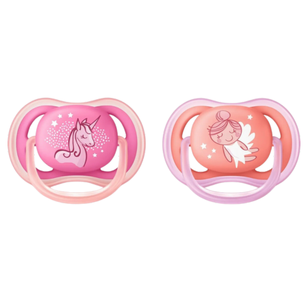 Philips Avent Ultra Air Pacifier 2-Pack - Unicorn & Fairy
