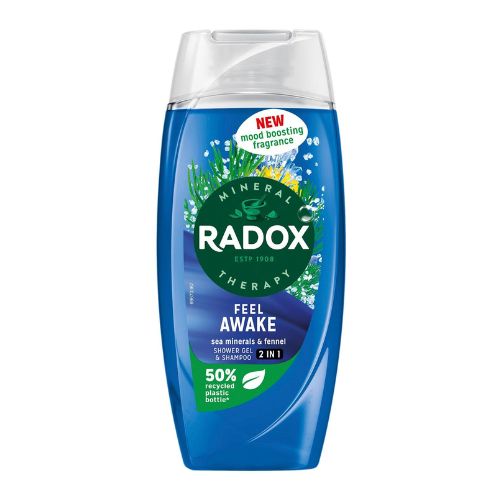 Radox Feel Awake Sea Minerals & Fennel Shower Gel & Shampoo 225ml