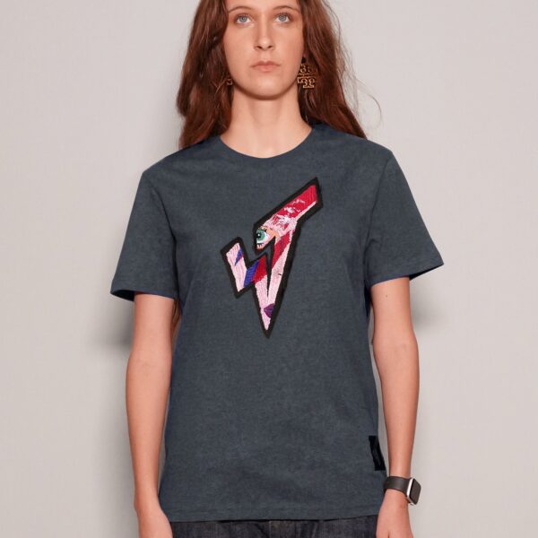 ST Aladdin Sane T-Shirt in Blue/Grey