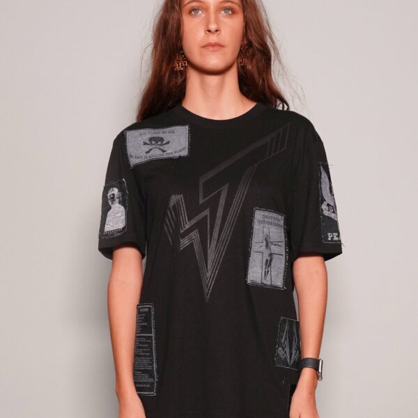 ST Patched Logo T-Shirt in Black