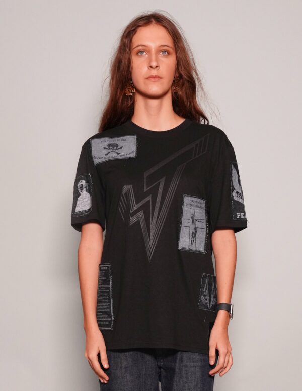 ST Patched Logo T-Shirt in Black