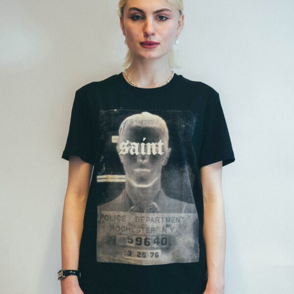 'Saint' T-Shirt in Black