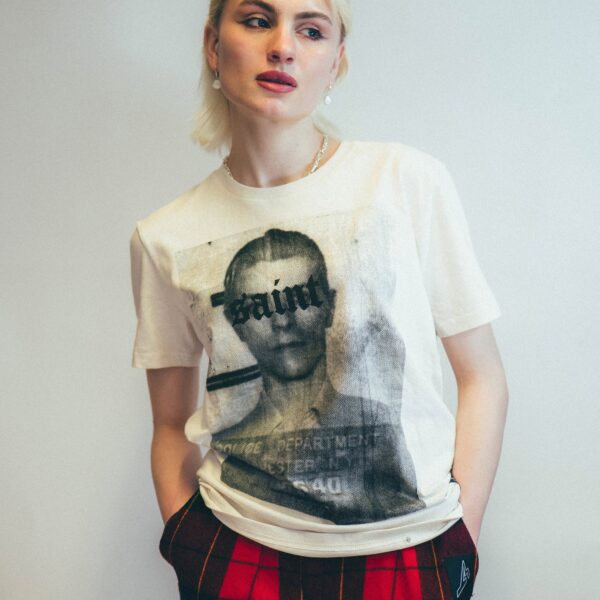 'Saint' T-Shirt in Ecru