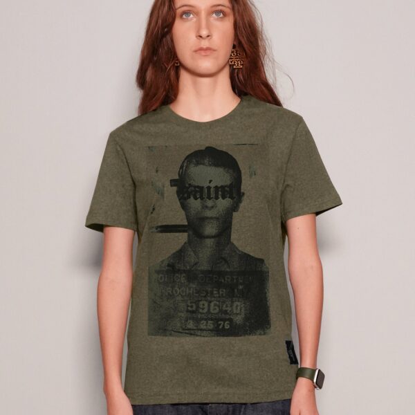 'Saint' T-Shirt in Khaki