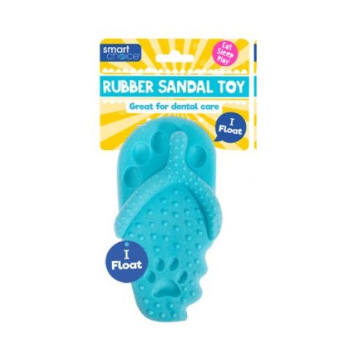 Smart Choice Floating Rubber Foam Sandal Dog Toys Assorted Colours