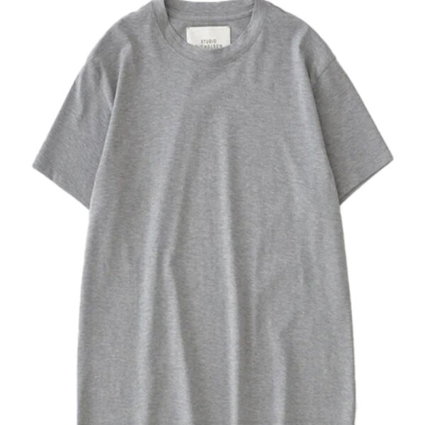 Studio Nicholson marine T-Shirt Grey Marl