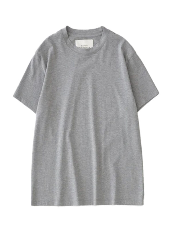 Studio Nicholson marine T-Shirt Grey Marl