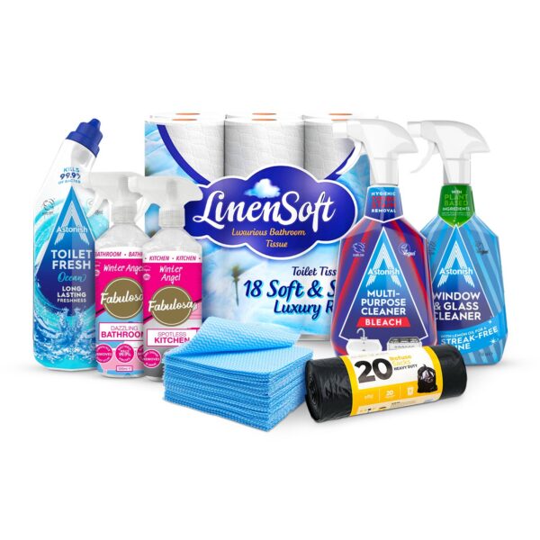 The Big Clean Bundle 8 Piece Home Cleaning Essentials Kit