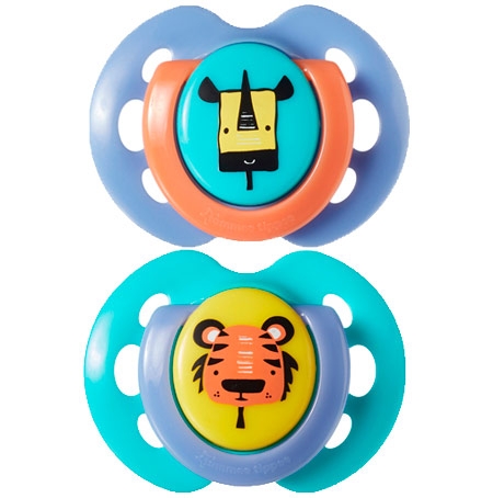 Tommee Tippee Fun Style 0-6 months pacifier - 2 pcs