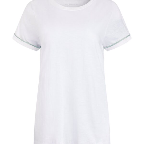 Weird Fish Kaya Organic Cotton Outfitter T-Shirt White Size 16